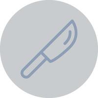conception d'icône créative de couteau vecteur