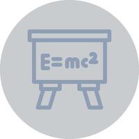 conception d'icône créative de relativité vecteur