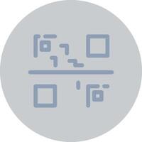 conception d'icône créative de code qr vecteur