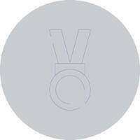 conception d'icône créative médaille vecteur