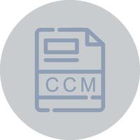 ccm Créatif icône conception vecteur