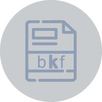 bkf Créatif icône conception vecteur