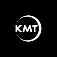 km lettre logo conception, inspiration pour une unique identité. moderne élégance et Créatif conception. filigrane votre Succès avec le frappant cette logo. vecteur