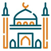 mosquée icône Ramadan, pour infographie, la toile, application, etc vecteur