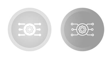 réseau configuration vecteur icône