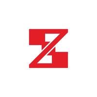 lettre z des boites géométrique logo vecteur