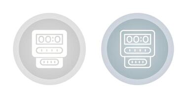 icône de vecteur de compteur électrique