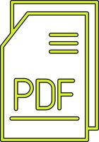 pdf fichier vecteur icône