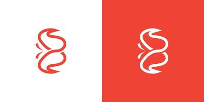 minimal impressionnant Créatif branché professionnel lettre b papillon logo conception modèle sur rouge Contexte vecteur
