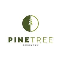 pin arbre icône logo conception modèle vecteur