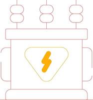 conception d'icône créative de transformateur de puissance vecteur