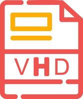 VHD Créatif icône conception vecteur