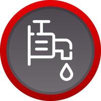 conception d'icône créative de robinet vecteur