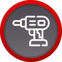 conception d'icône créative perceuse à main vecteur