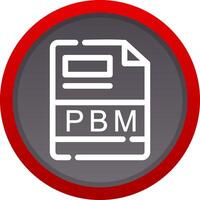 pbm Créatif icône conception vecteur