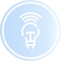 intelligent ampoule Créatif icône conception vecteur