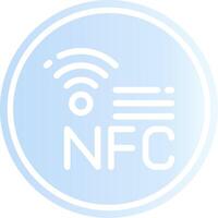 nfc Créatif icône conception vecteur