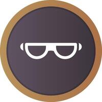 conception d'icônes créatives de lunettes vecteur
