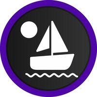 conception d'icônes créatives de kayak vecteur