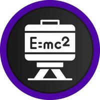 conception d'icône créative de relativité vecteur