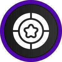 Nouveau violet pente cercle conception vecteur