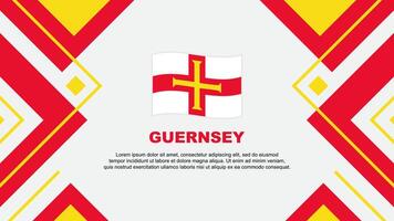 Guernesey drapeau abstrait Contexte conception modèle. Guernesey indépendance journée bannière fond d'écran vecteur illustration. Guernesey illustration