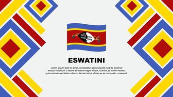 eswatini drapeau abstrait Contexte conception modèle. eswatini indépendance journée bannière fond d'écran vecteur illustration. eswatini