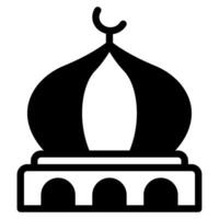 mosquée dôme icône Ramadan, pour infographie, la toile, application, etc vecteur