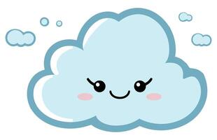 nuage et du froid vecteur.cloud icône. vecteur illustration.