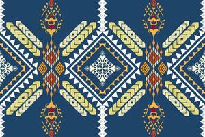 ethnique figure aztèque broderie style.géométrique ikat Oriental traditionnel art conception des motifs pour ethnique arrière-plan, papier peint, mode, vêtements, emballage, tissu, élément, sarong, graphique, vecteur illustration.