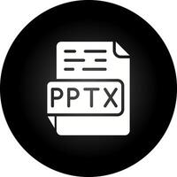pptx vecteur icône