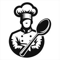 chef d'impression silhouette , chef pose silhouette , chef permanent silhouette , cuisine silhouette , nourriture silhouette , chef personnage silhouette , cuisine silhouette vecteur