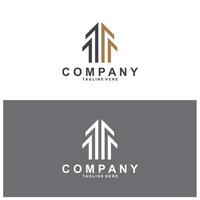 bâtiment logo, vecteur conception