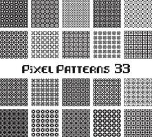 motif abstrait harmonieux de style pixel. définir l'arrière-plan de la conception géométrique. vecteur