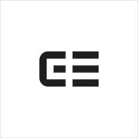 initiale lettre ee logo ou e logo vecteur conception modèle