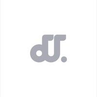 dj et jd lettre logo conception .dj,jd initiale basé alphabet icône logo conception vecteur