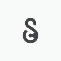 cs et sc Créatif initiale basé lettre icône logo vecteur dessins
