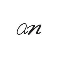 initiale lettre un ou n / a logo vecteur conception modèle