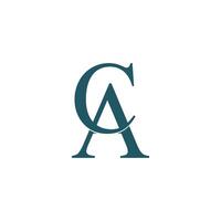 initiale lettre ac ou Californie logo vecteur conception modèle