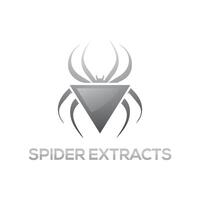 araignée studio - logo modèle vecteur