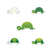 tortue conception logo vecteur. tortue animal vecteur