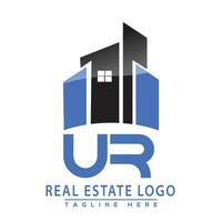 tu es réel biens logo conception maison logo Stock vecteur. vecteur