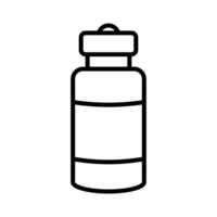 l'eau bouteille icône vecteur conception modèle dans blanc Contexte