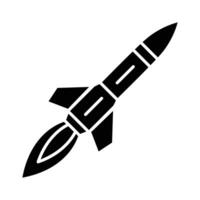 missile icône vecteur conception modèle dans blanc Contexte