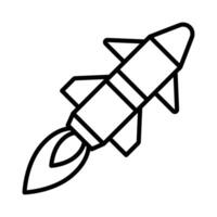 missile icône vecteur conception modèle dans blanc Contexte