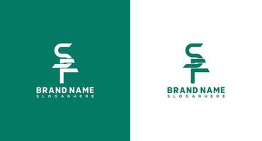 lettre sf logo conception modèle. sf lettre logo conception, fs icône marque identité conception monogramme logo vecteur