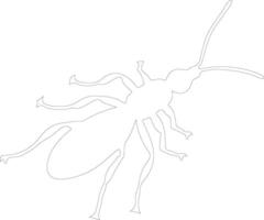 termite contour silhouette vecteur