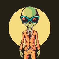 extraterrestre vecteur illustration