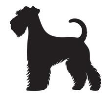 airedale terrier vecteur illustration conception art.