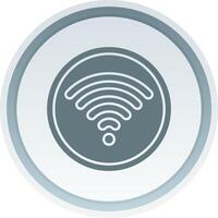 Wifi solide bouton icône vecteur
